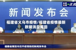 福建省义乌市疫情/福建省疫情最新数据消息莆田