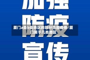 厦门a类b类地区的划分范围疫情/厦门属于几类地区